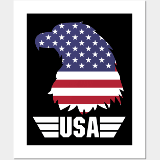 USA Eagle Posters and Art